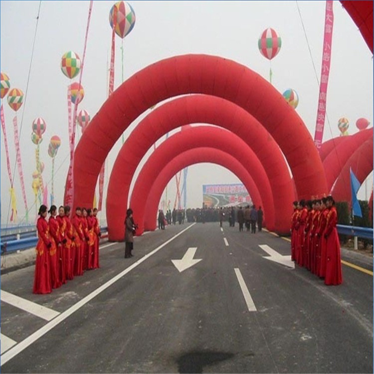 温州开业纯红拱门